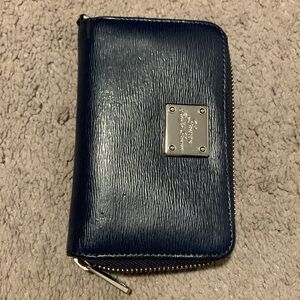 Small navy blue Lauren wallet